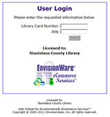 Online payment screen image