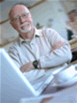 Man with laptop image