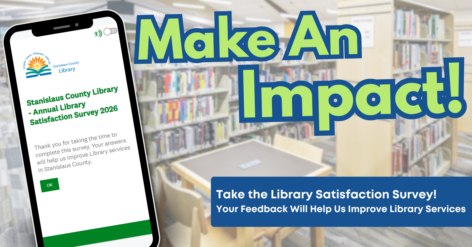 Make an Impact survery in English